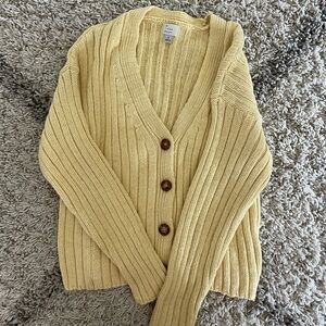 Target Yellow cardigan